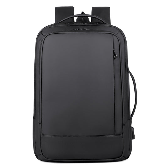 Men's Charging Commute Waterproof Expansion Computer College Business Backpack
