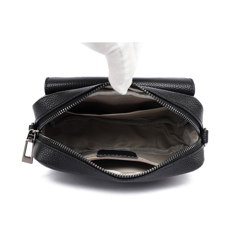 Women's First Layer Cowhide Retro Genuine Leather Women's Messenger Bag