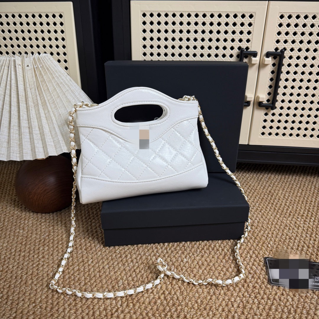 Slouchy Casual Charming Diamond Quilted Chain Handbags