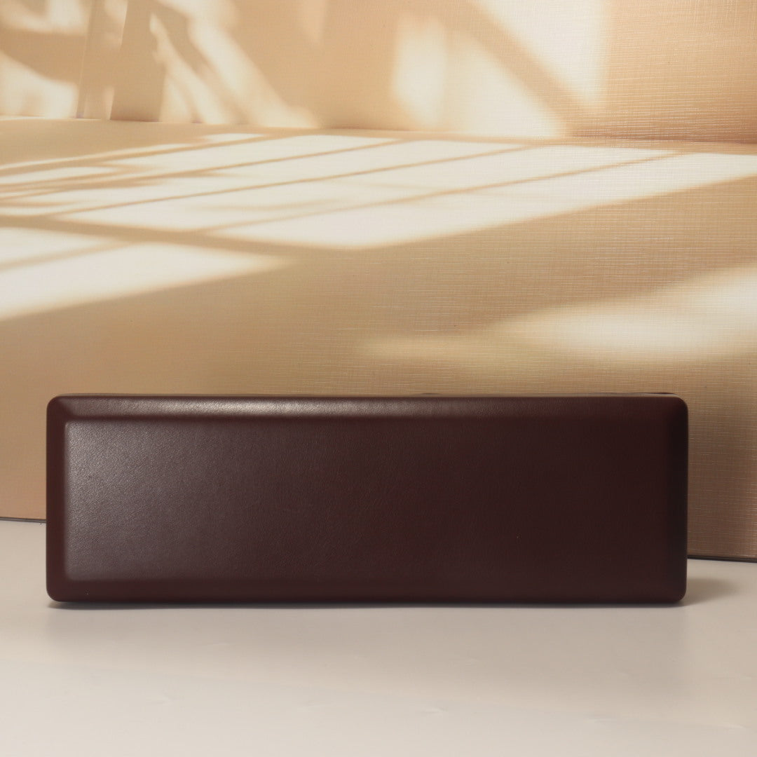Baguette Leather Hard Box Clutch Vintage Party Dinner Bag