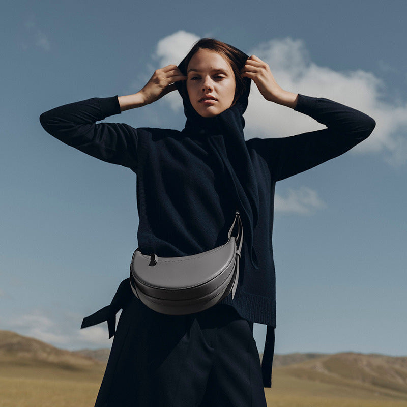 Women's High Version French Niche Selenodont Underarm Bags