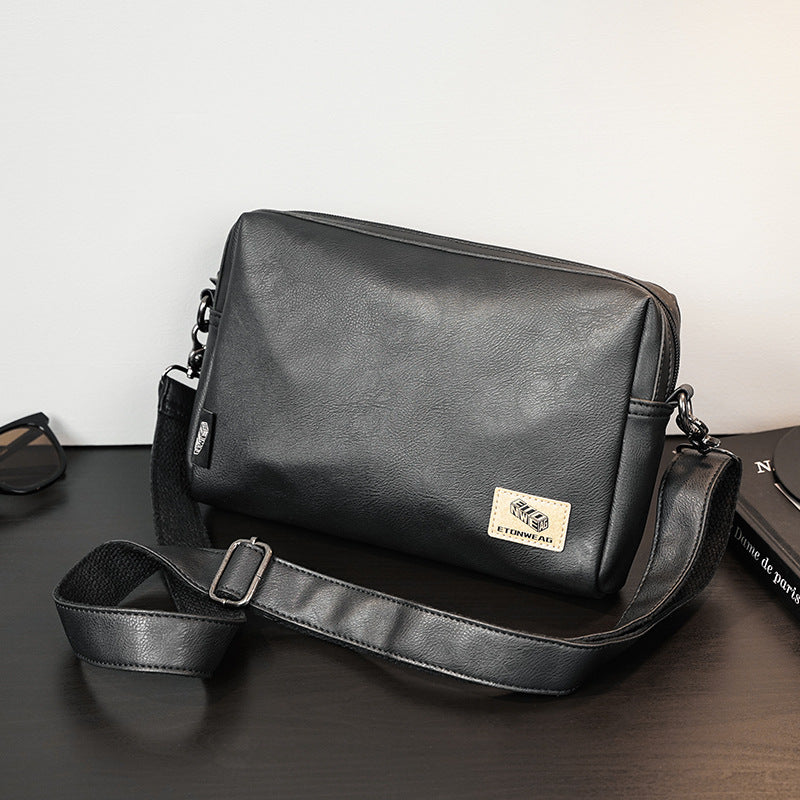 Men's Retro Simplicity Fashion Street Horizontal Men's Shoulder Bag