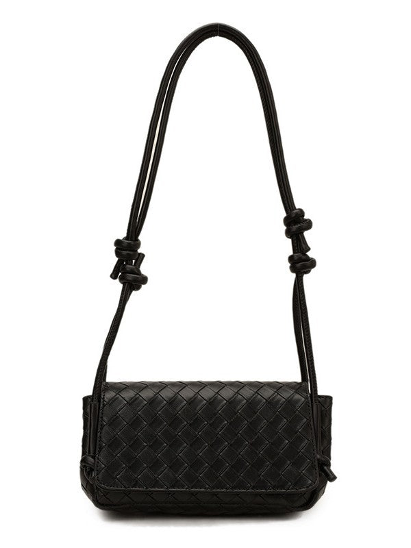 Women's Korean Style Design Woven Pattern Pouch High-grade Light Luxury Shoulder Bags