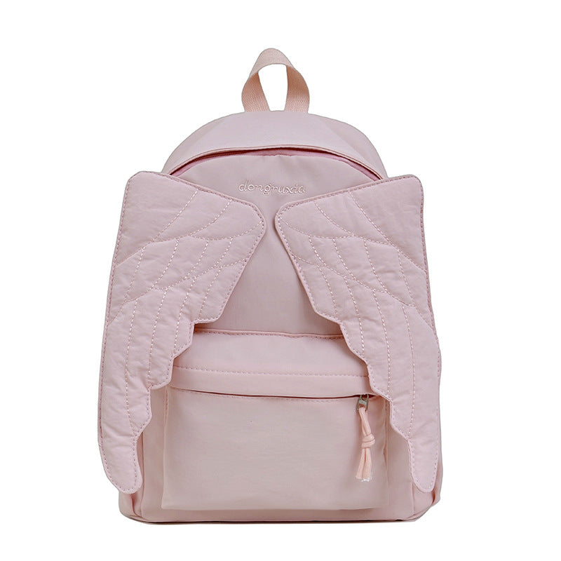 Korean Style Wings Female High Leisure College Student Schoolbag