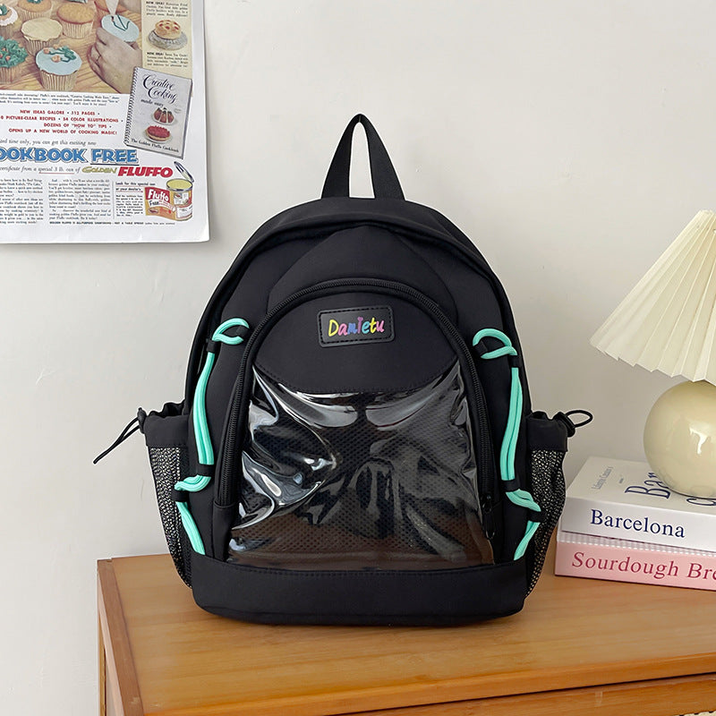 Cartoon Snacks Simple Two-dimensional Grain Lightweight Junior Bags