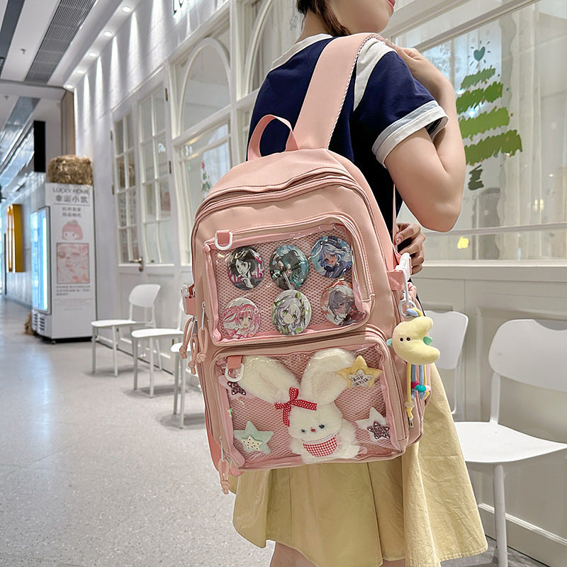Women's Cute Design Cool Large Capacity College Student Schoolbag