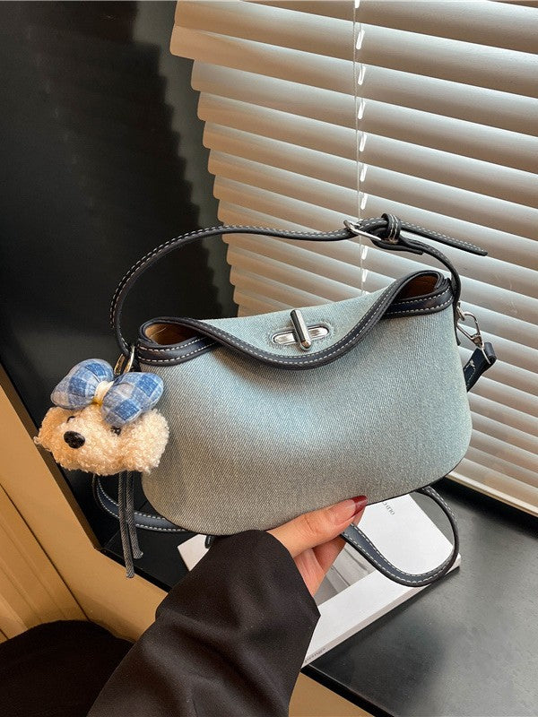 Women's Retro Minority Textured Carrying Suede Simple Women's Messenger Bag