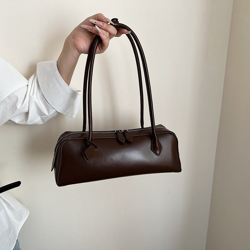 Women's Minority Underarm Personalized Long Temperament Baguette Pure Women's Shoulder Bag