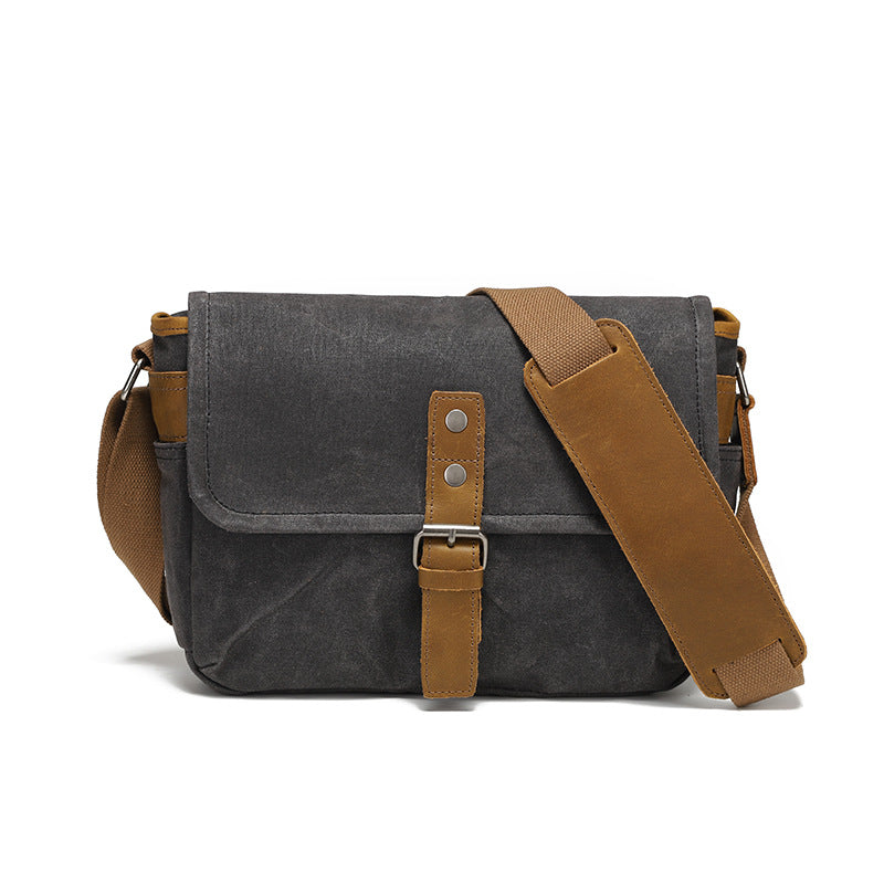 Charming Men's Retro Canvas Graphy Business Men's Shoulder Bag