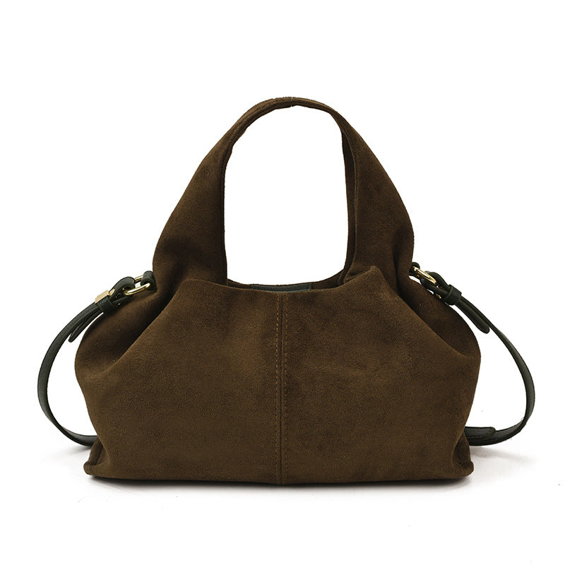 Women's Fashionable Pleated Cloud Large Capacity Portable Trendy Western Bags