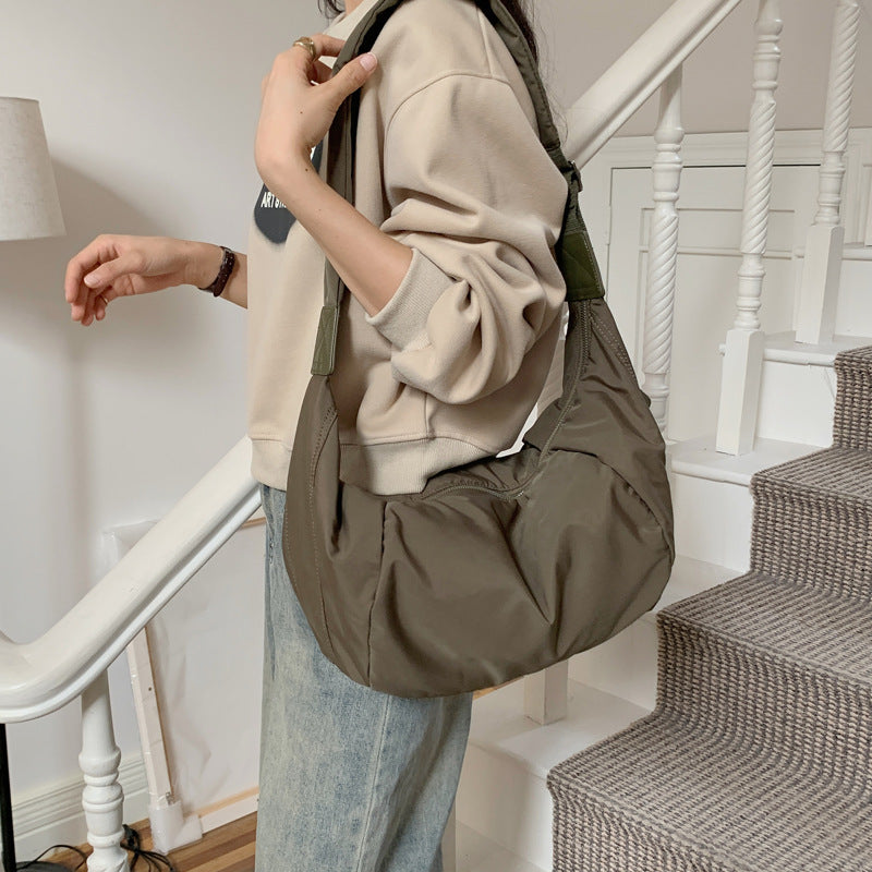 Waterproof Nylon For Boys Oblique Pattern Bags