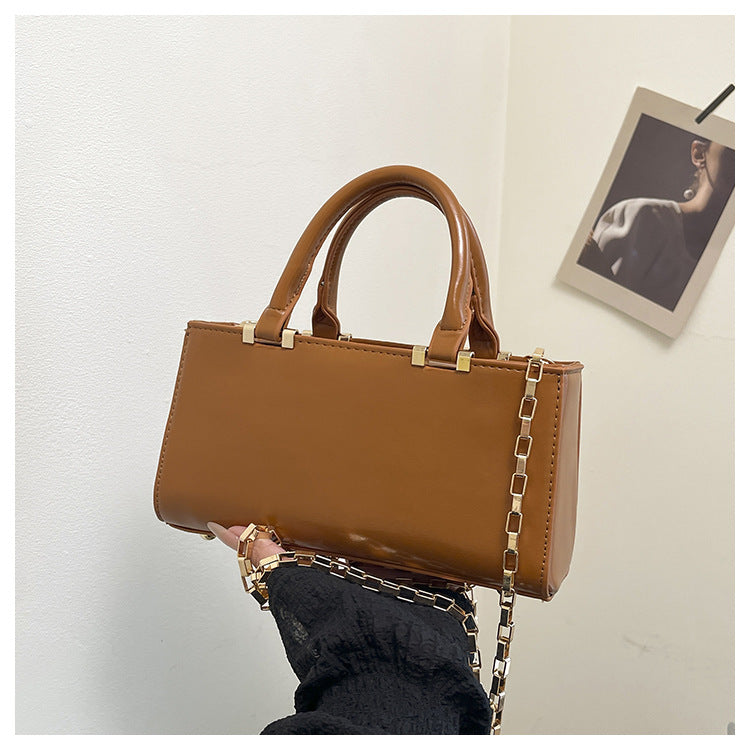 Women's Spanish Magneta Texture Advanced Mini Small Square Bags