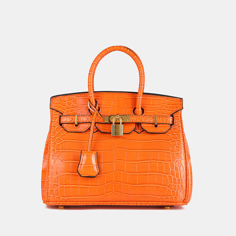 Women's Crocodile Pattern Light Luxury Large Capacity Women's Messenger Bag