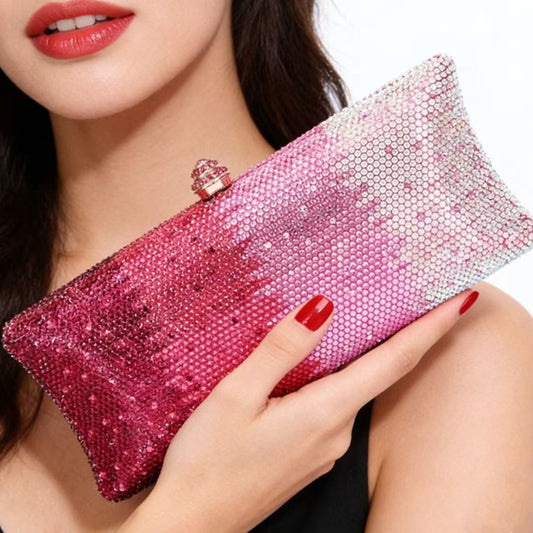 Women's Makeup Rhinestone Wedding Crystal Hot Drilling Dinner Bag