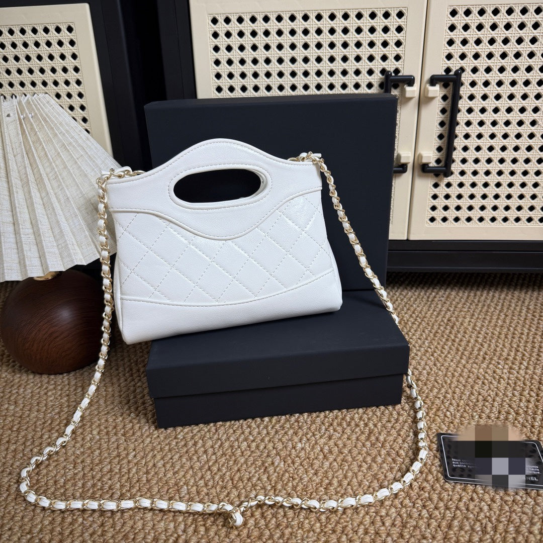 Slouchy Casual Charming Diamond Quilted Chain Handbags