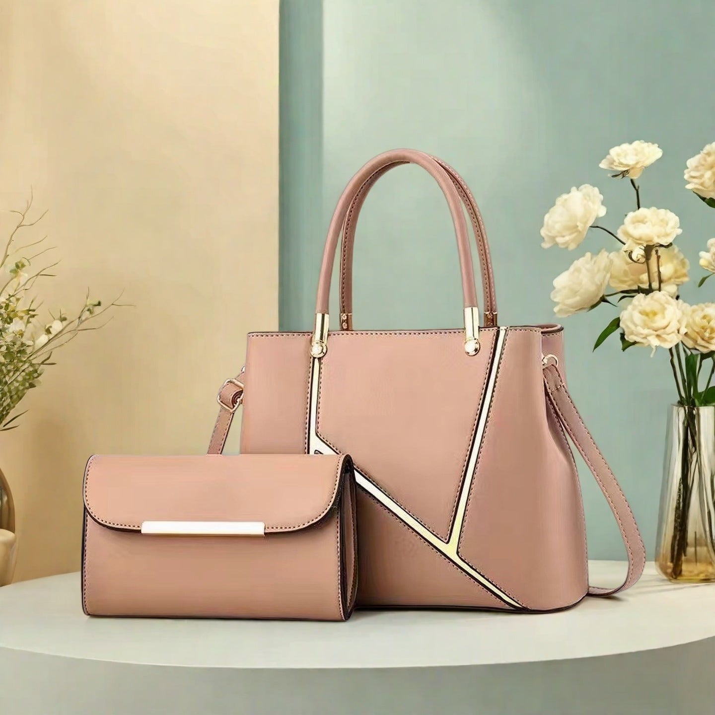 Women's Trendy Fashion Style Large Capacity Portable One Women's Messenger Bag