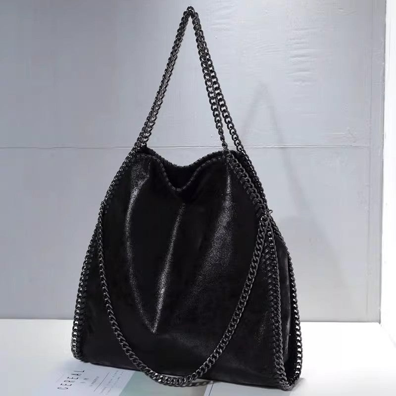 Women's Winter Chain Foldable Large Capacity Commuter Women's Shoulder Bag
