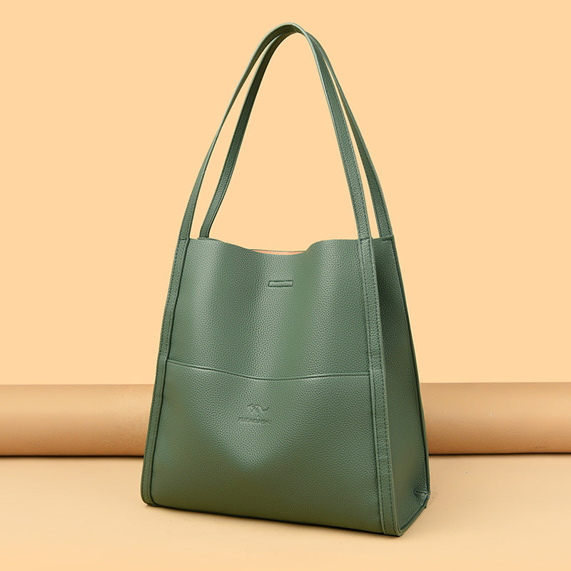 Women's Large Capacity Totes Simple Versatile Commuter Women's Shoulder Bag