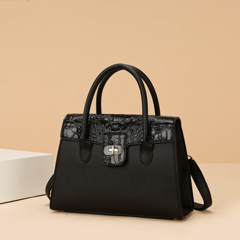 Women's Match Sets Trendy Portable Fashion Tote Bag