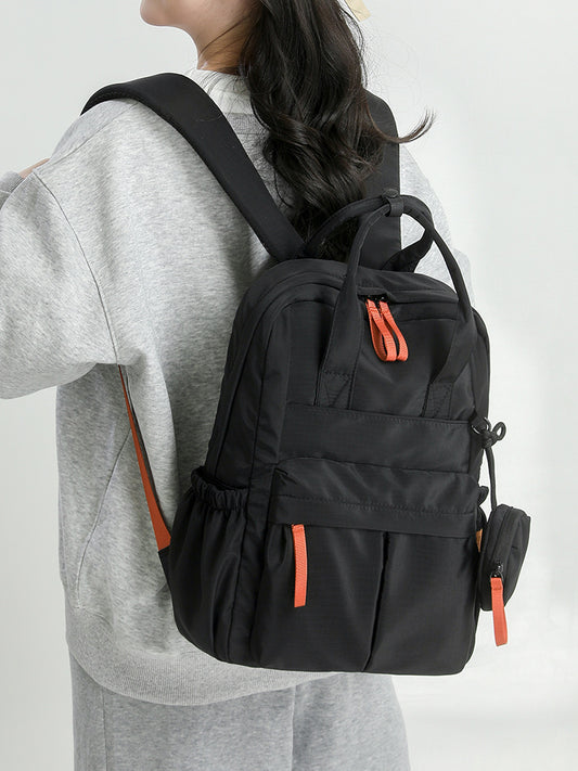 Ultra Light Female Convenient Class Commuter College Student Schoolbag