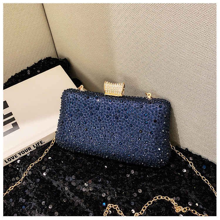 Women's Banquet Hot Drilling Luxury Rhinestone Clutch Dinner Bag