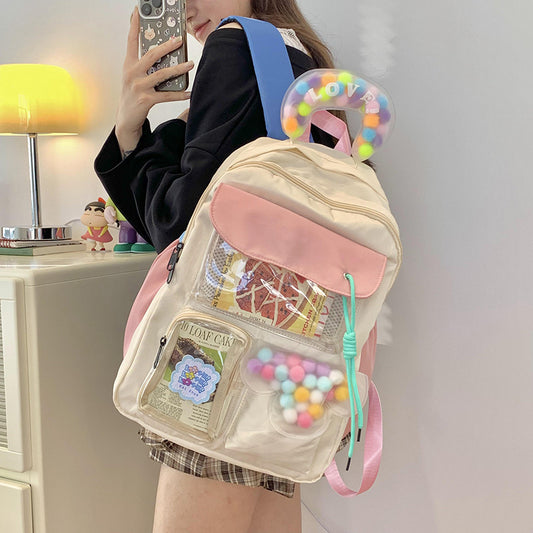 Junior High Large Capacity Cute Cartoon Backpacks
