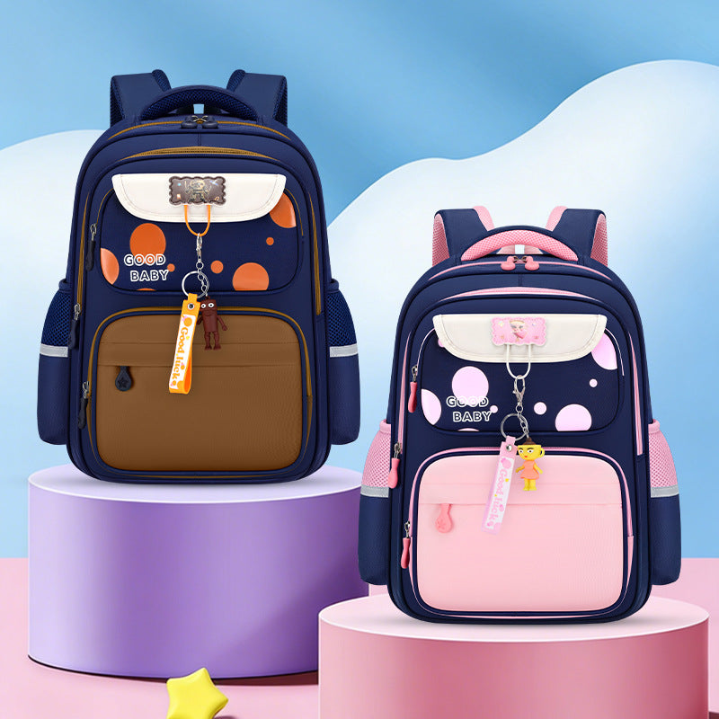 Women's & Men's Spine Protection Grade British Style Lightweight Primary School Bag