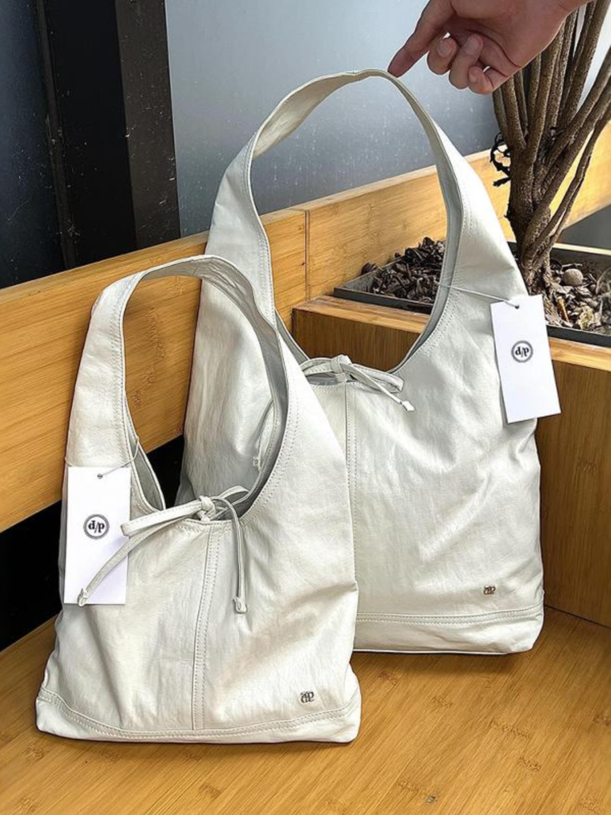 Bow Bandage Design Summer Genuine Leather Fashion Women's Shoulder Bag