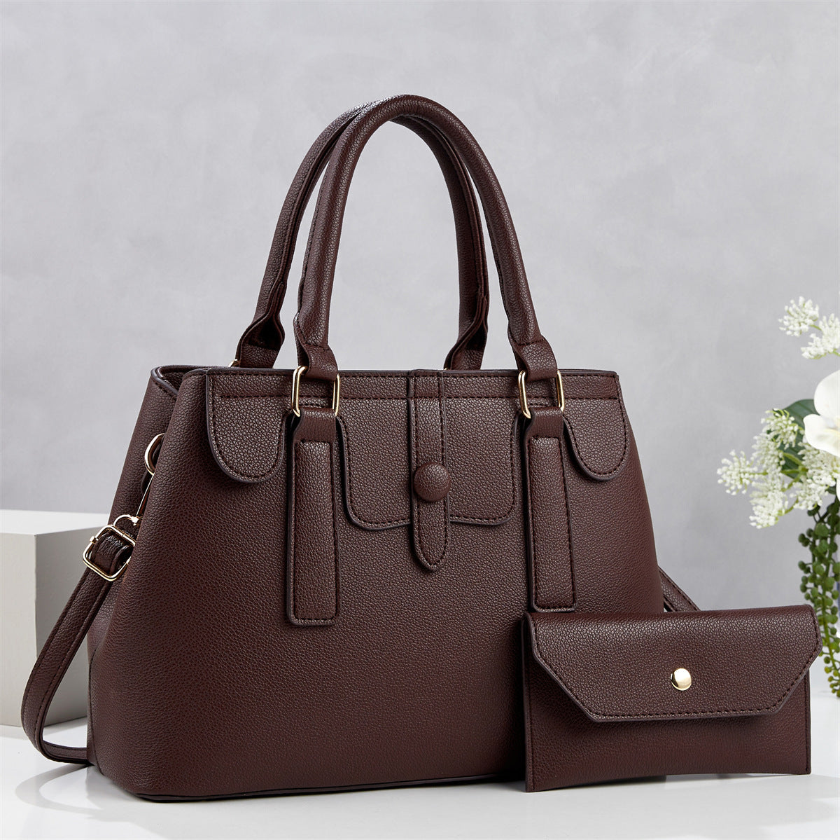 Women's Korean Texture Simple Temperament Commute Bags
