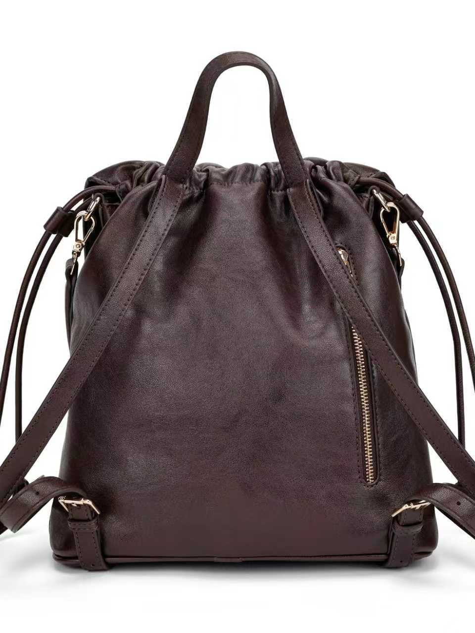 Women's Fashion Large Capacity Soft Leather High-grade Leisure Backpack