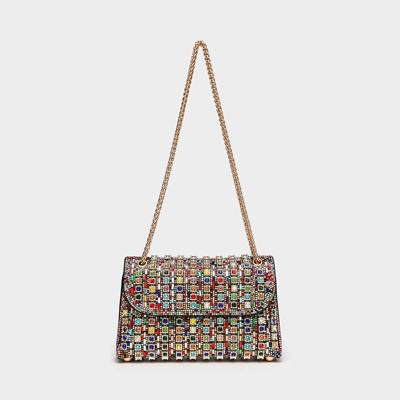 Women's Full Diamond Dionysian Dinner Underarm Women's Messenger Bag