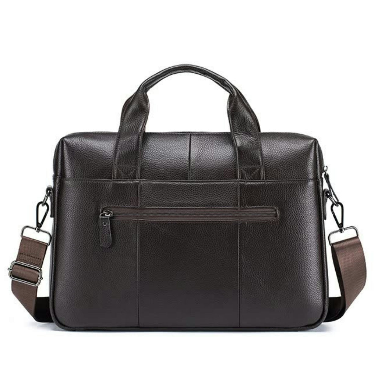 Men's Commuter Simple Business Cow Leather Computer Men's Briefcase