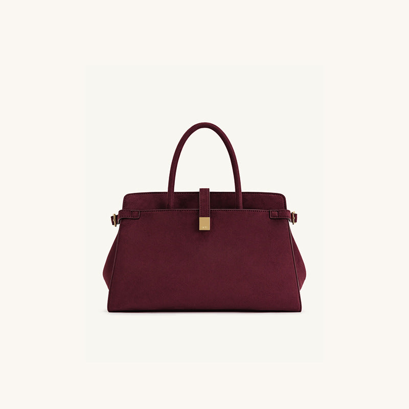 Women's Suede Versatile Retro Commuter Large Capacity Women's Handbag