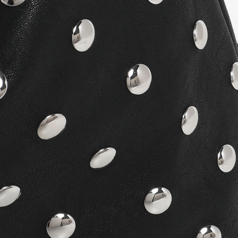 Rivet Portable Underarm Trendy Personality Motorcycle Handbags