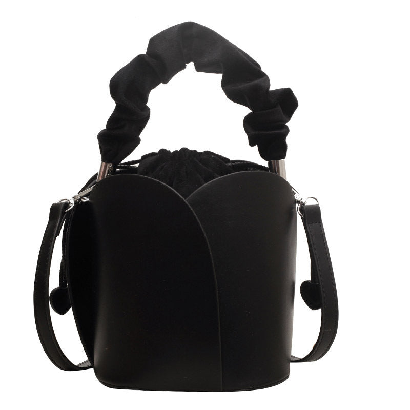 Women's Bridal Drawstring Portable Pleated Fashion National Bags