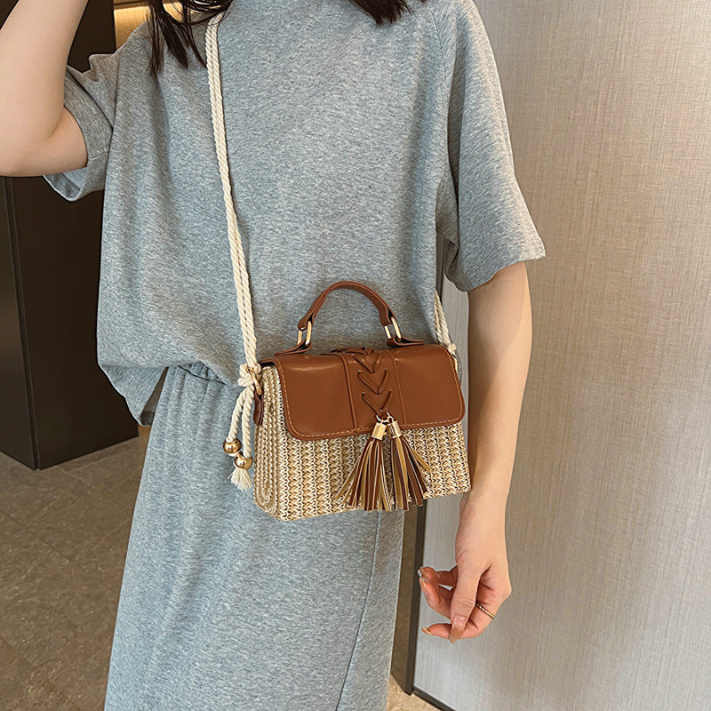 Summer Woven Straw High-grade Niche Portable Bags