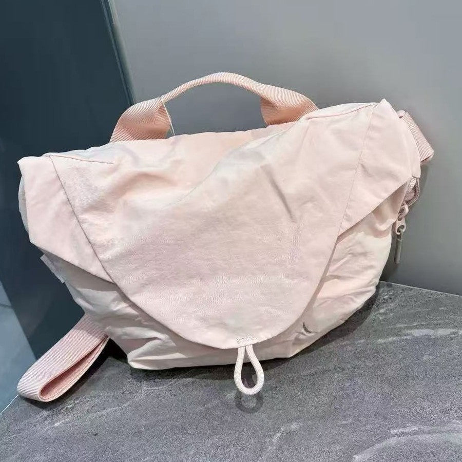 Women's Magnetic Fitness Cycling Nylon Dumpling Women's Messenger Bag