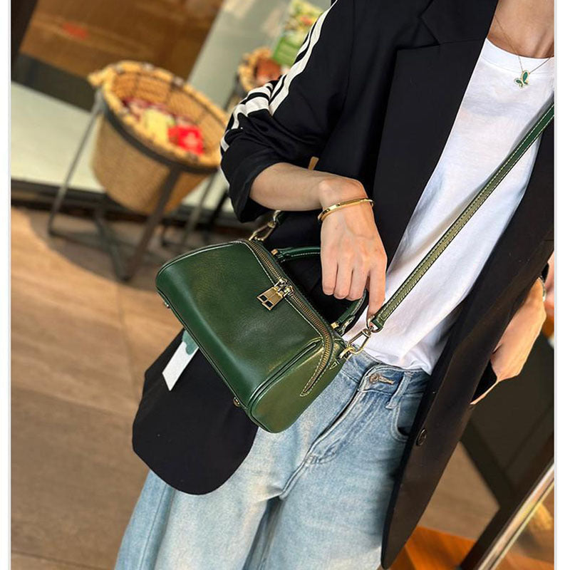 Graceful Women's Leather Pillow Cowhide Fashion Bags
