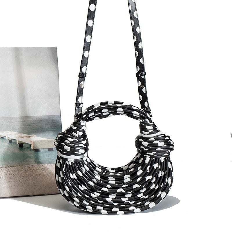 Women's Handmade Woven Special Creative Knotted Noodle Bags