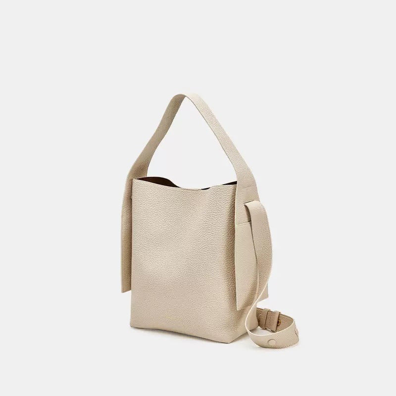 One Genuine Leather Hanging Ear Big Women's Shoulder Bag