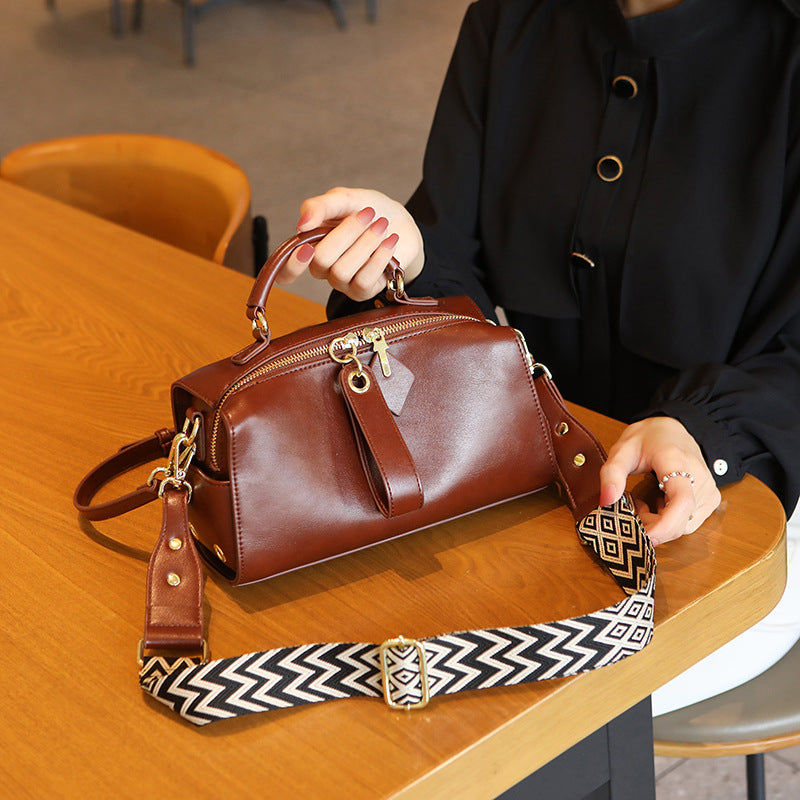 Women's Temperament Pillow Fashion Underarm Female Genuine Leather Women's Shoulder Bag