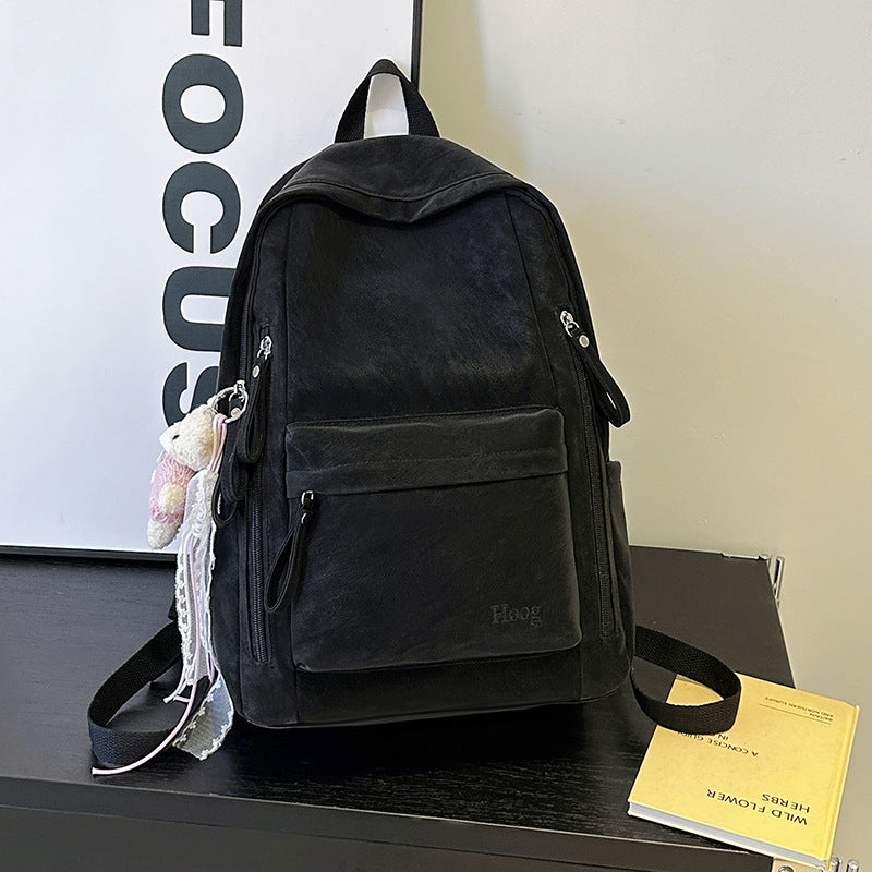Sweet Style Milky White Pink Female Soft Good-looking Class Commuter Backpacks