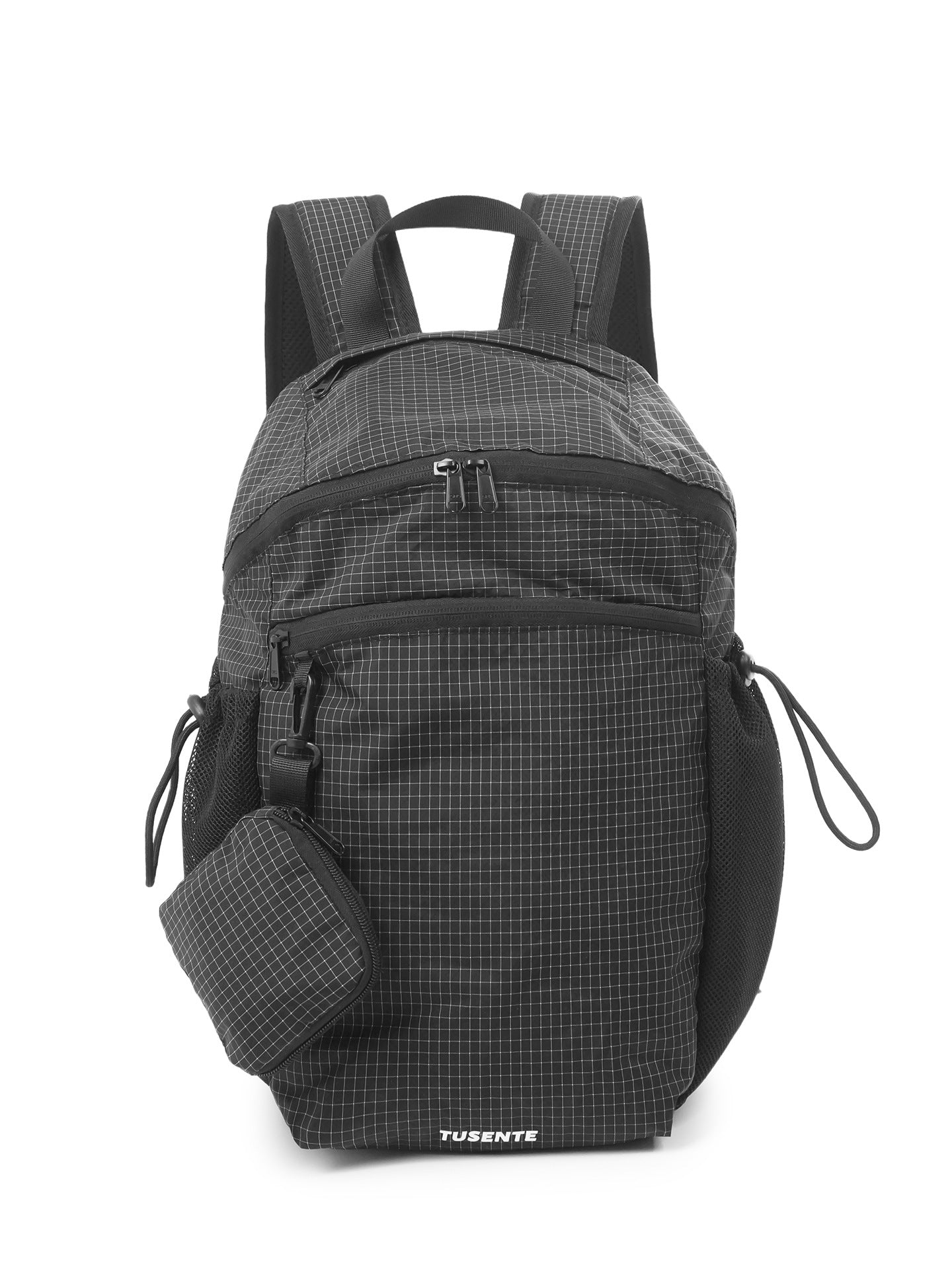 Men's & Women's Mechanical Style Checked Lightweight Climbing College Leisure Backpack