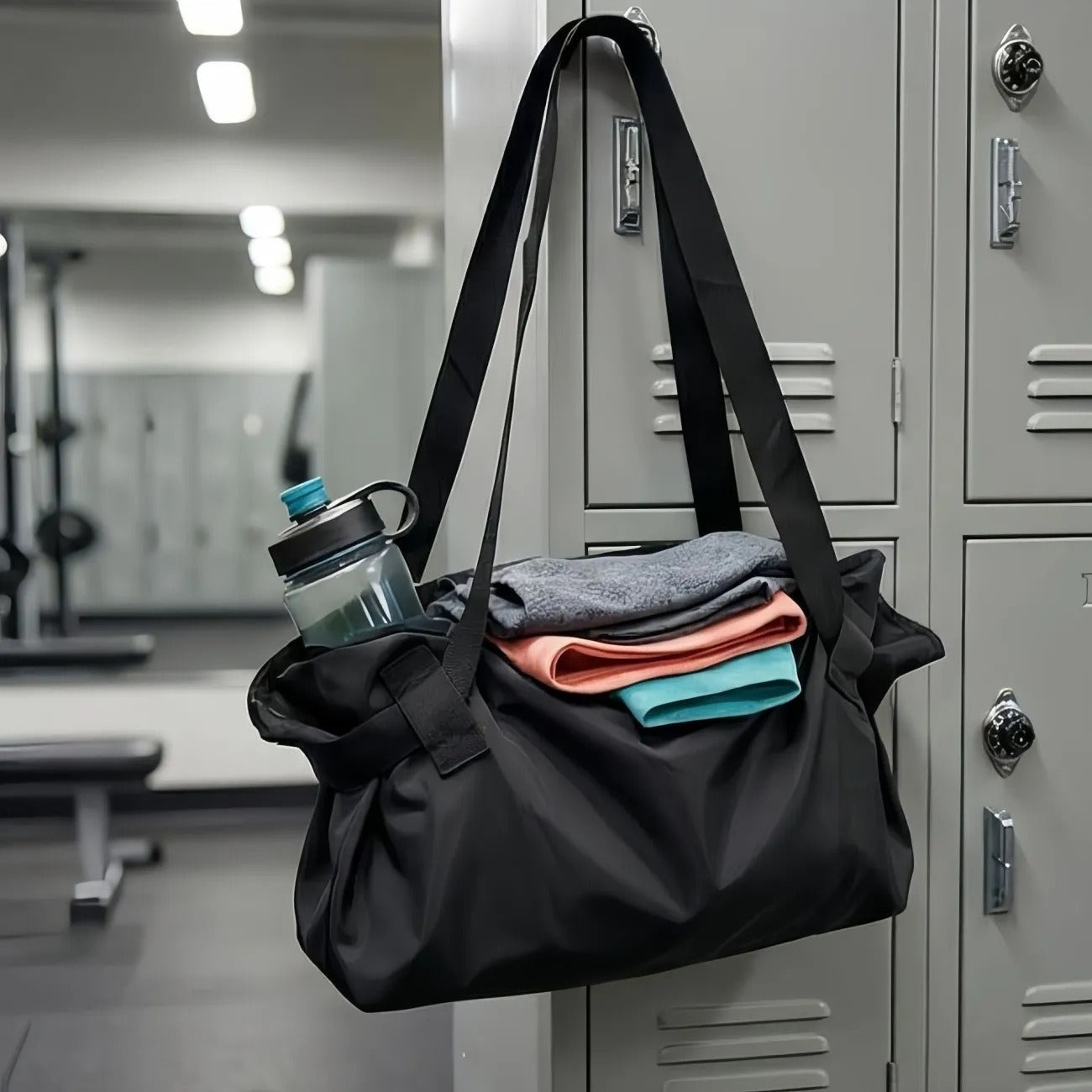 Nylon Large Capacity Lightweight Fitness Fashion Women's Messenger Bag