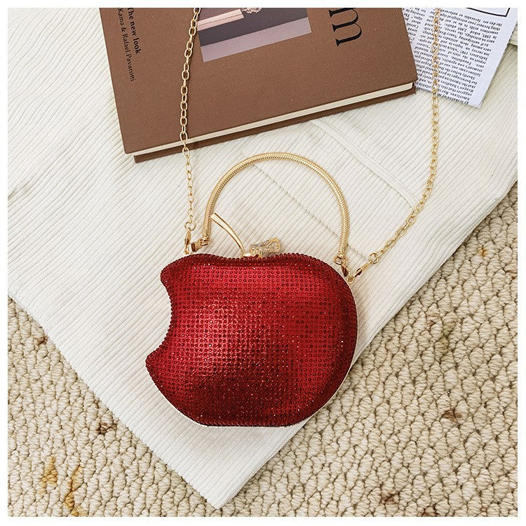 Fashion Apple Clutch Light Luxury Chain Dinner Bag