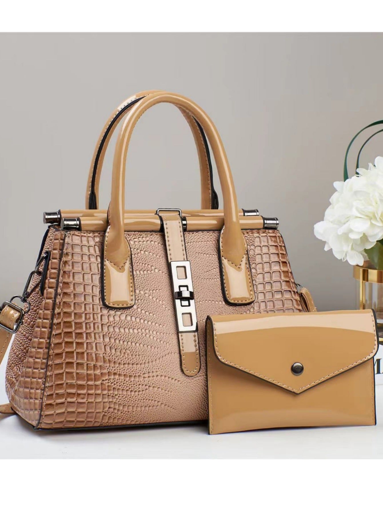 Women's Texture Large Capacity Simple Western Style Women's Handbag