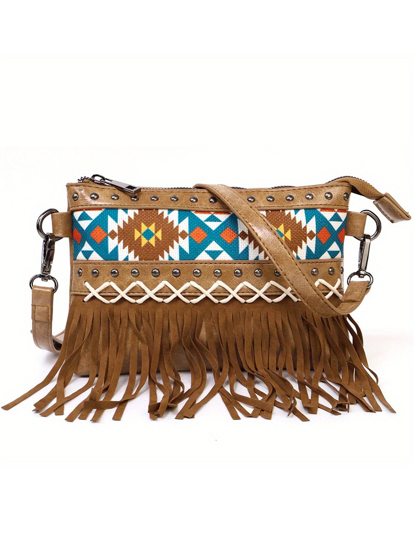 Women's Tassel Canvas Leather High-grade Light Luxury Shoulder Bags