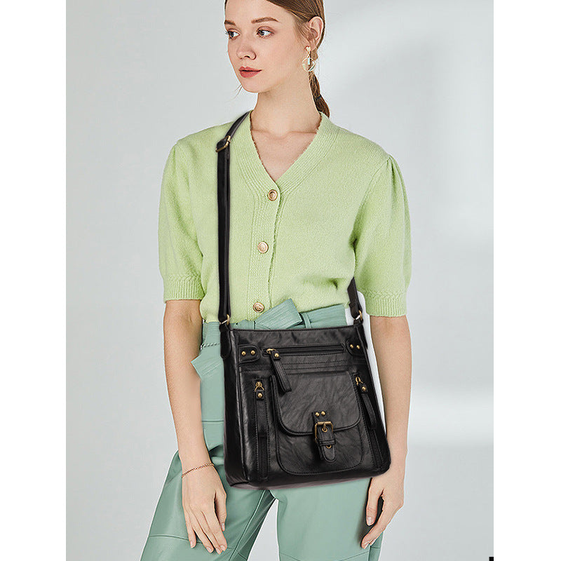 Pretty Elegant Women's Vertical Fashion Retro Small Square Bags