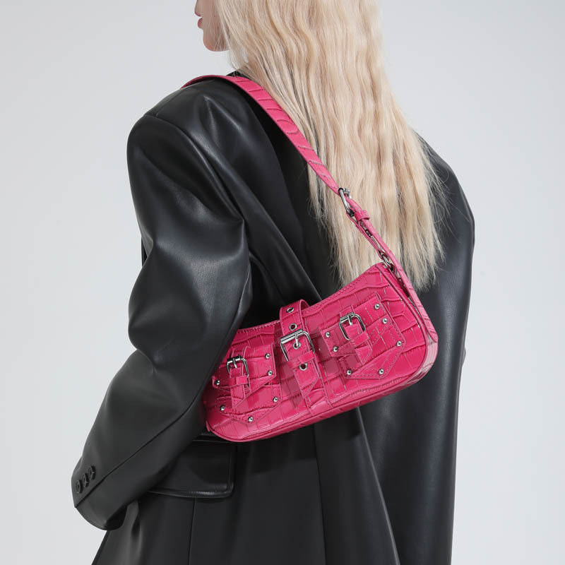 Fashionable Commuter Portable Underarm Female Niche Bags