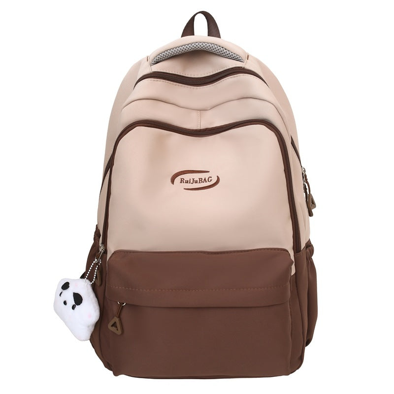 Women's & Men's Korean Preppy Style Large Capacity Portable Burden Backpacks